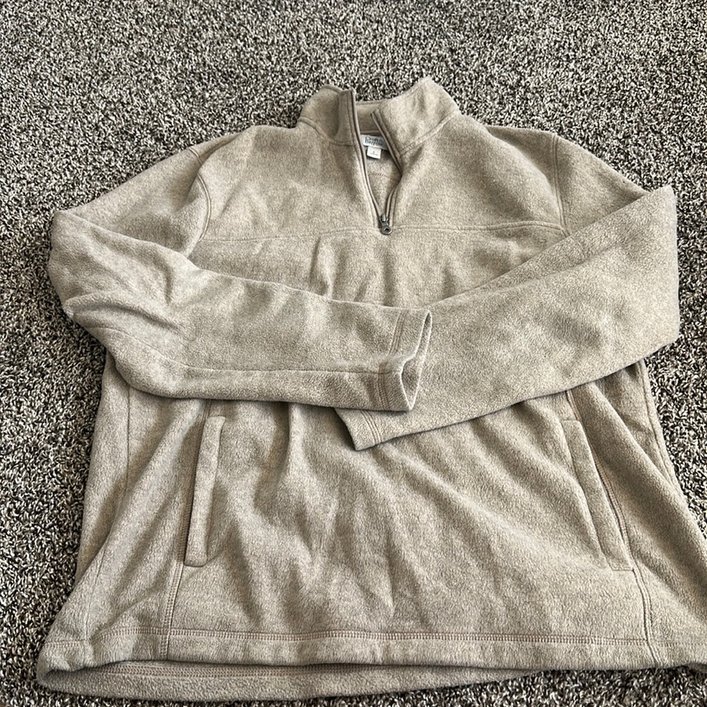 Men’s Croft & Barrow Quarter Zip Sweater Size L